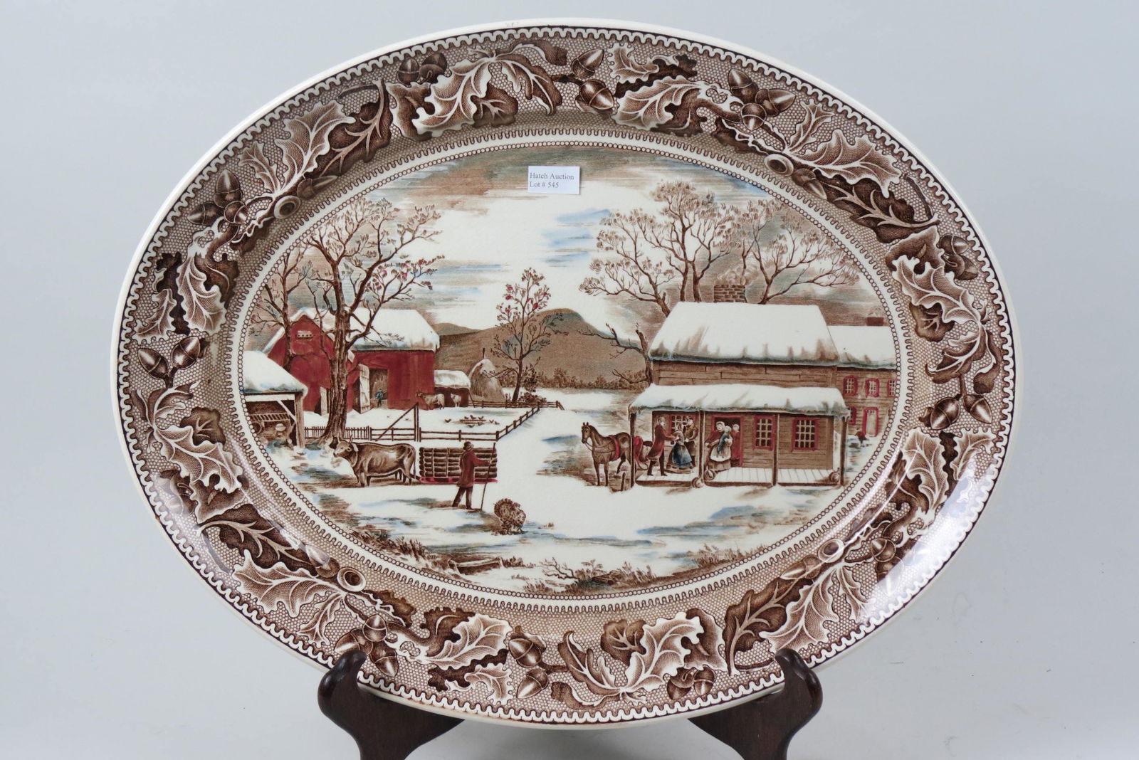 Johnson Brothers "Historical America" Platter, (1 of 5)