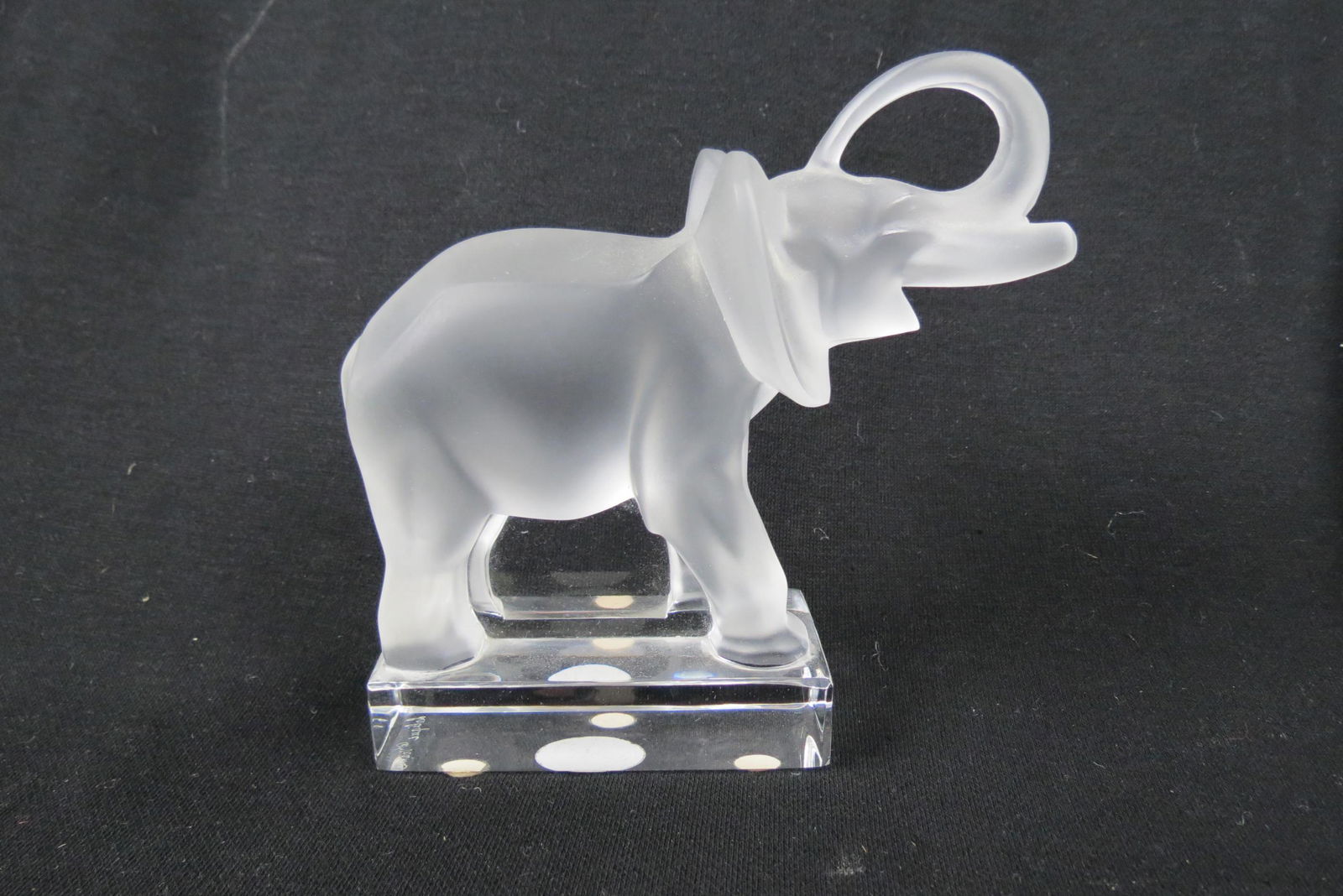 Lalique Crystal Figurine of an Elephant, (1 of 5)