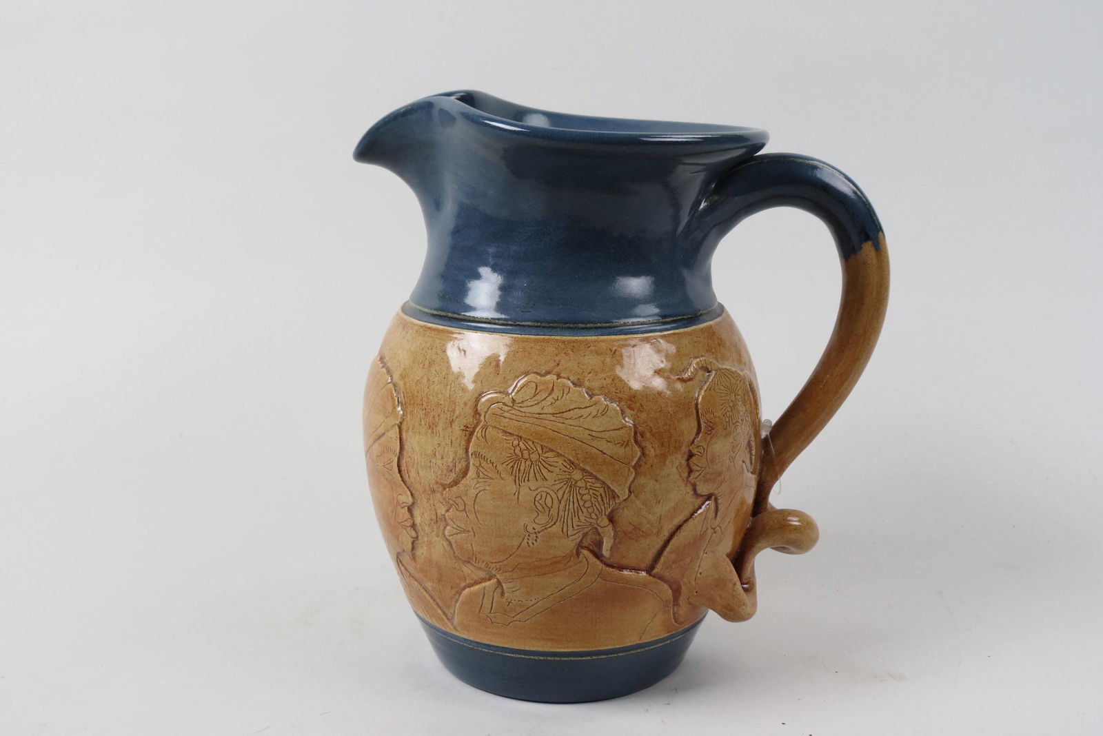 Winton & Rosa Eugene Southern Pottery Pitcher, (1 of 4)