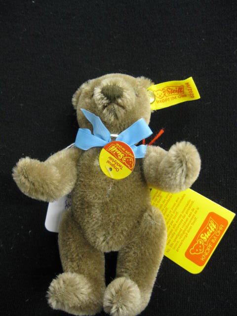 Steiff Plush Toy Bear, all original labels: and tags, jointed, 5-1/2"