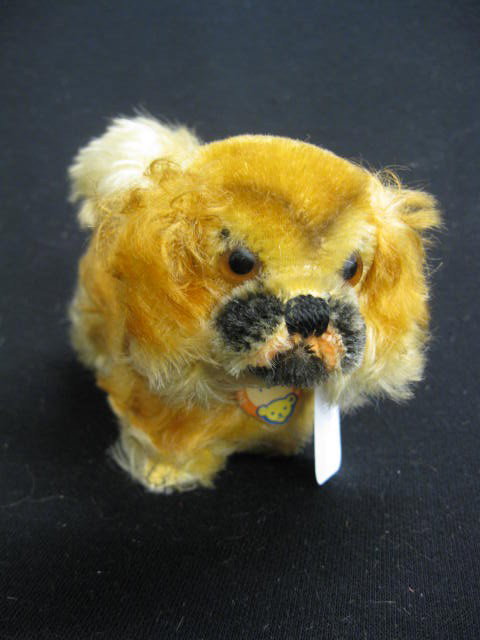 Steiff Plush Toy "Poky" Dog, 5", original label