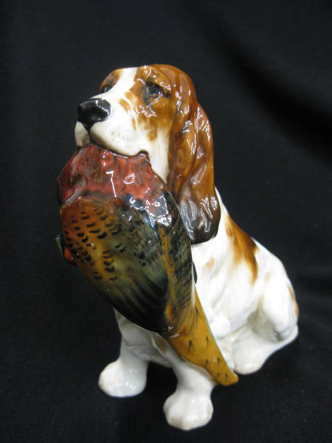 Royal Doulton Figurine of a Setter, with pheasant: with pheasant, HN #1028, 5 1/4" tall, excellent.