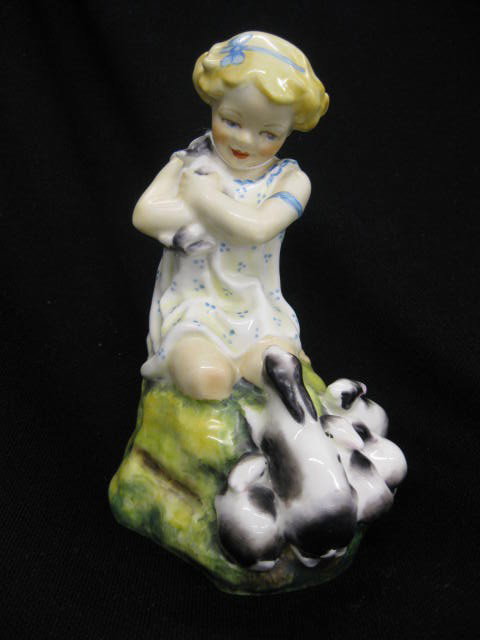 Royal Worcester Porcelain Figurine "My Favorite",: #3014, 5 1/2", excellent, scarce.