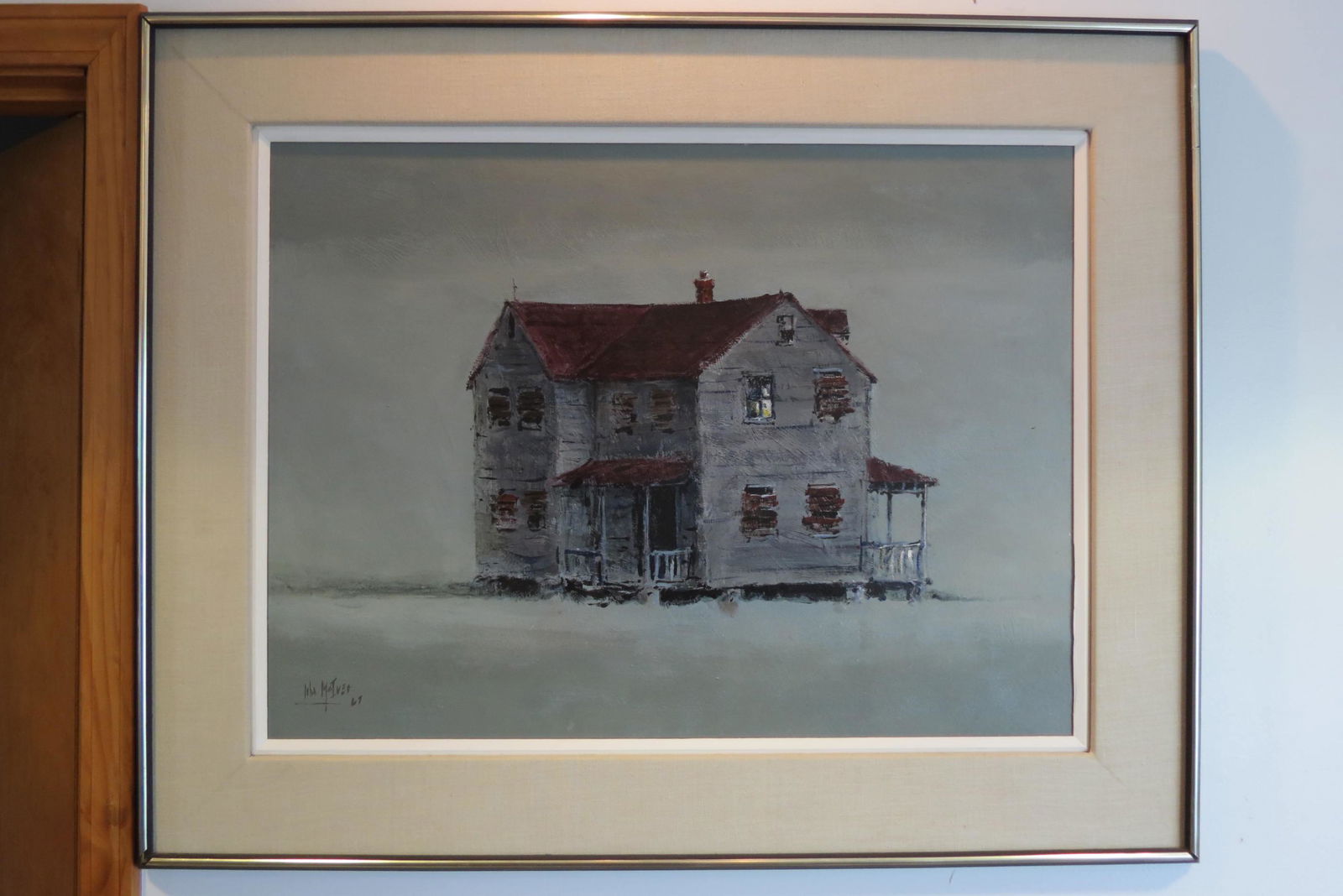 John McIver, oil, "Summer Place" (1 of 4)