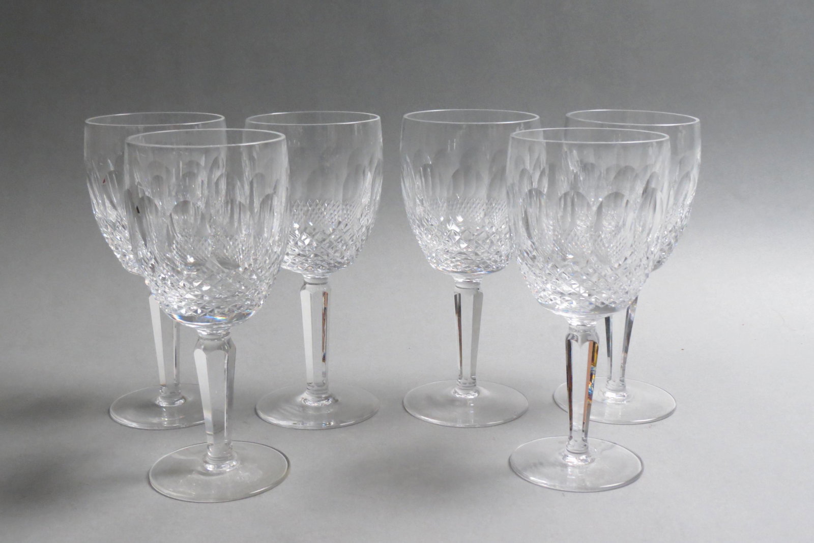 6 Waterford Crystal "Colleen" Goblets, (1 of 4)