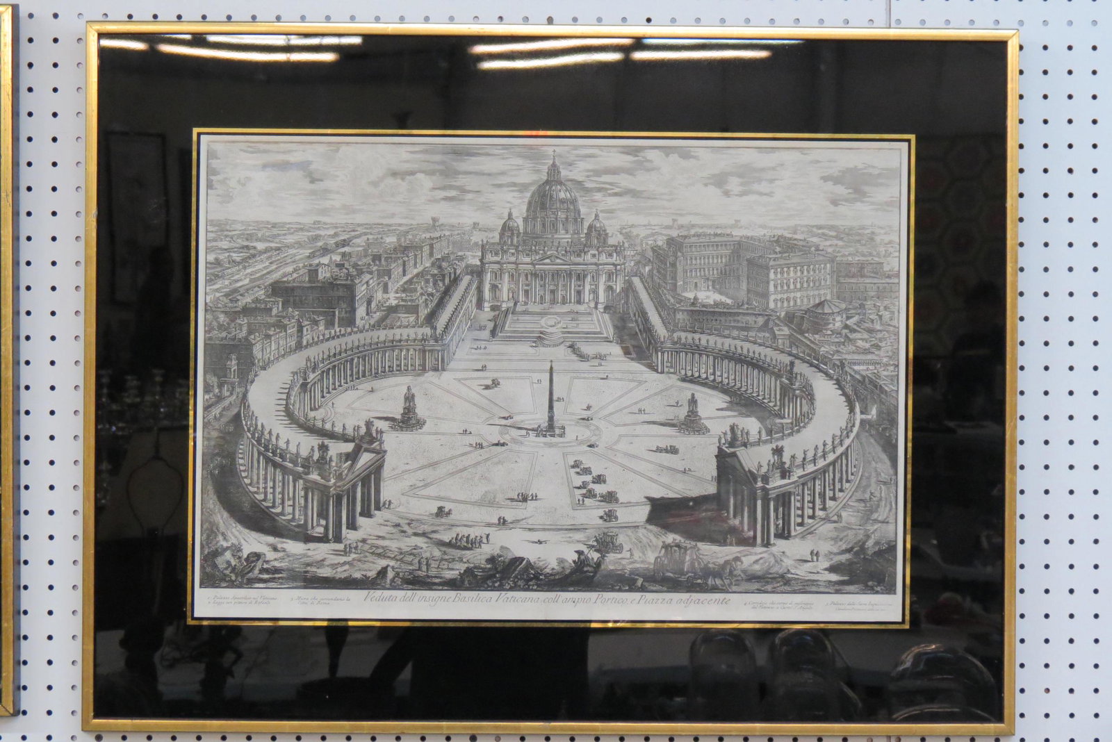 Giovanni Battista Piranesi, etching, St. Peter's (1 of 5)