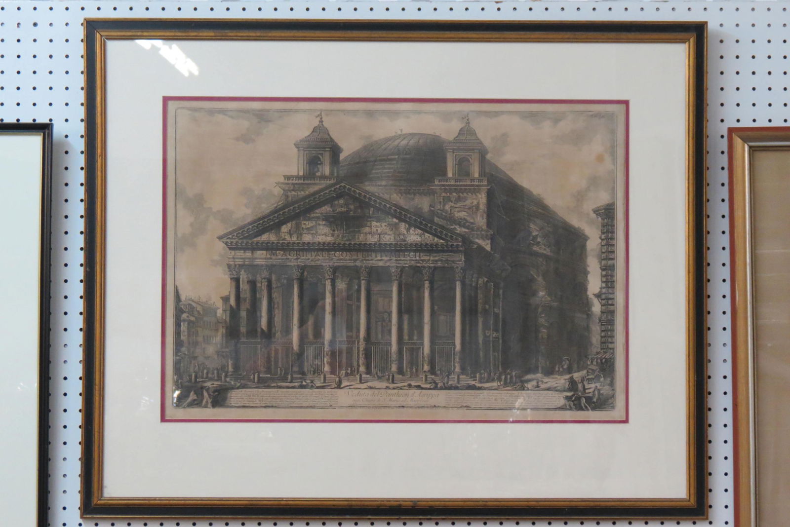 Giovanni Battista Piranesi, etching, Pantheon of (1 of 5)