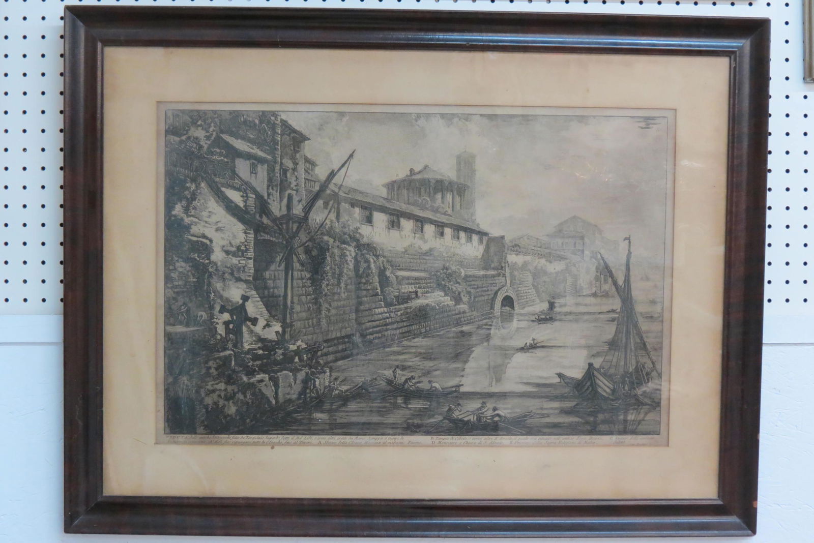 Giovanni Battista Piranesi, etching, View of Rome, (1 of 5)