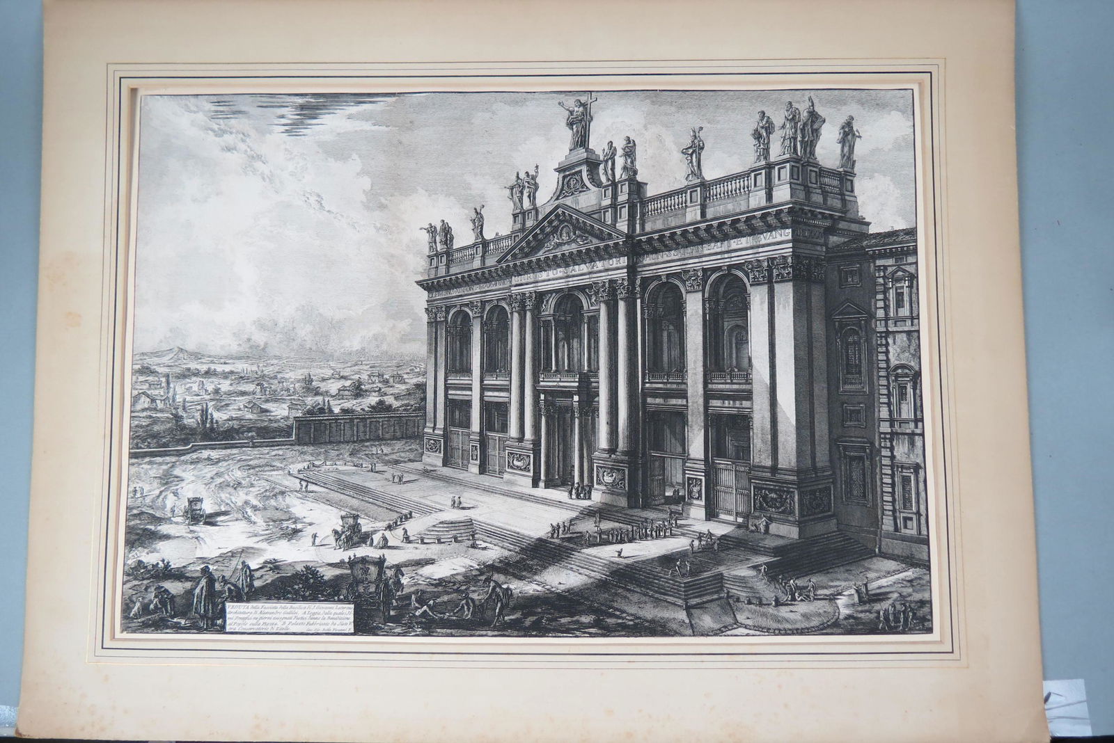 Giovanni Battista Piranesi, etching, Basilica (1 of 4)