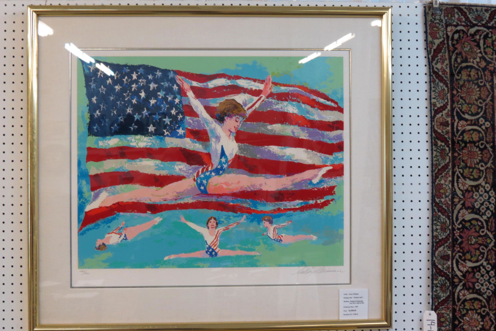 Leroy Neiman, serigraph, "Golden Girl", (1 of 5)