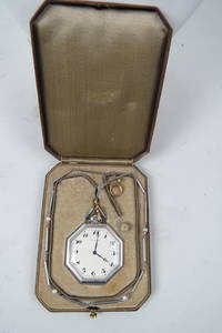 Tiffany Audemars Piquet Pocketwatch & Chain in Box