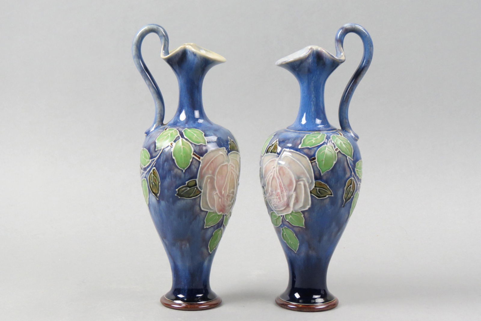 Pair of Royal Doulton Pottery Vases, (1 of 3)