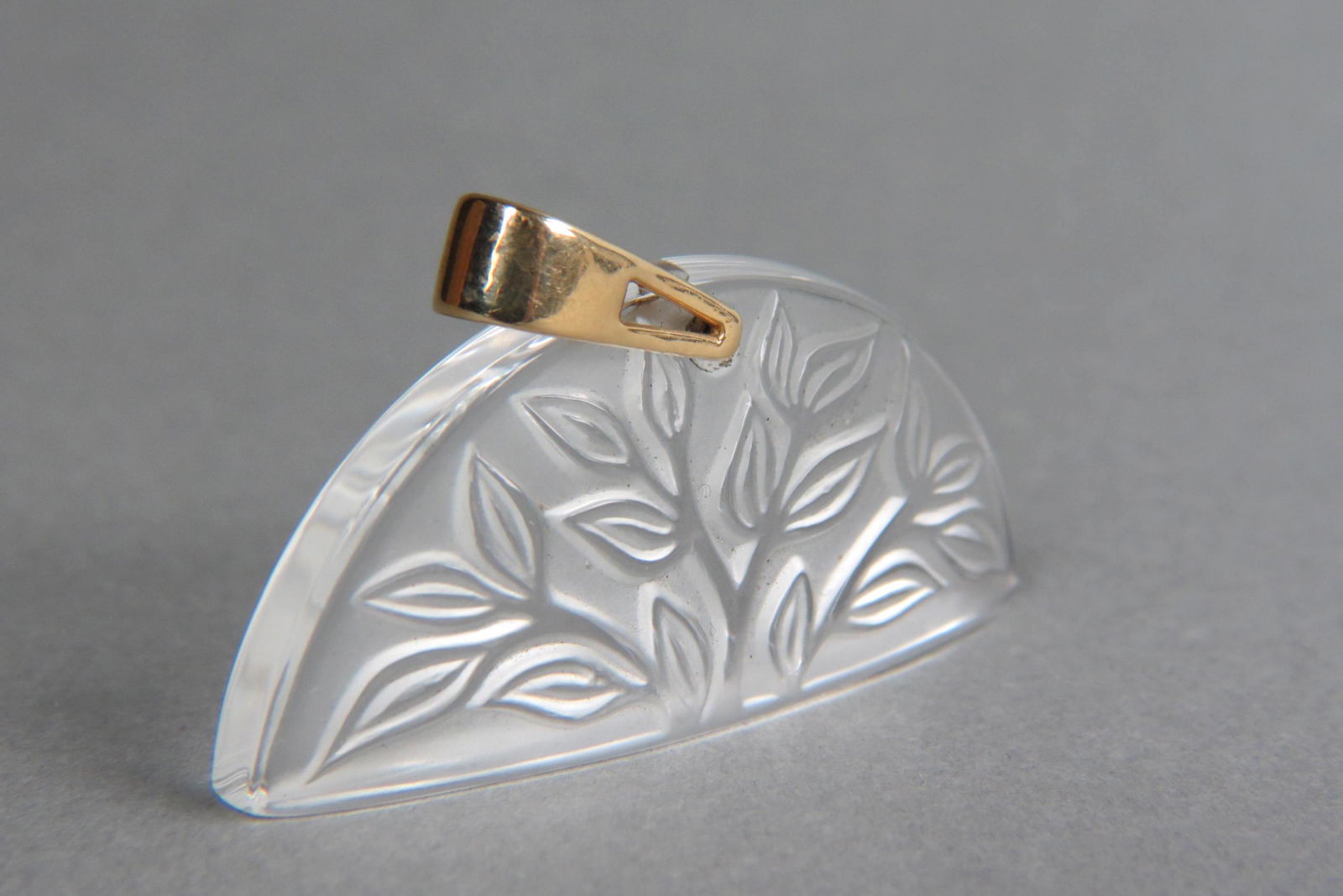 Lalique Crystal Pendant, (1 of 3)
