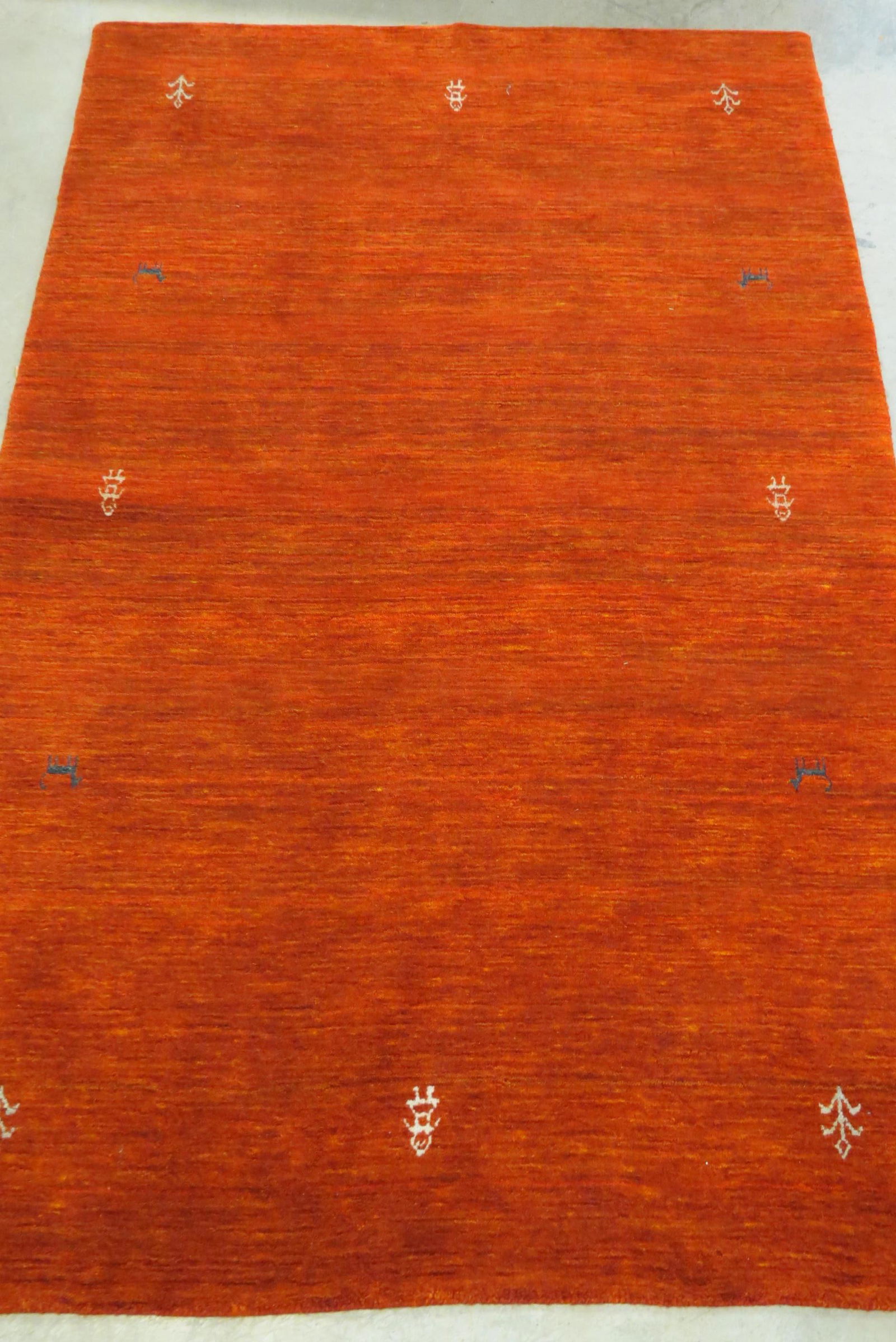 Gabbah India Handmade Wool Rug, (1 of 4)