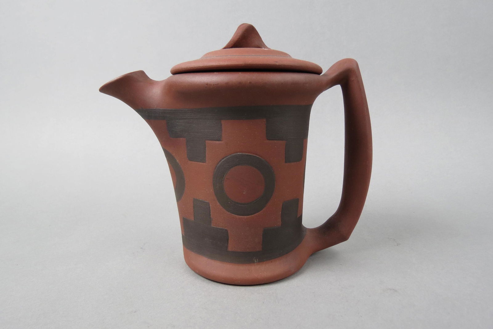 Clifton Pottery "Indian Ware" Teapot, (1 of 5)