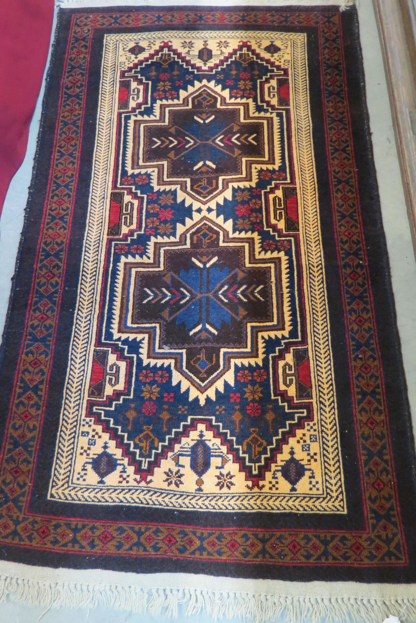 Hamadan Persian Handmade Rug, (1 of 5)