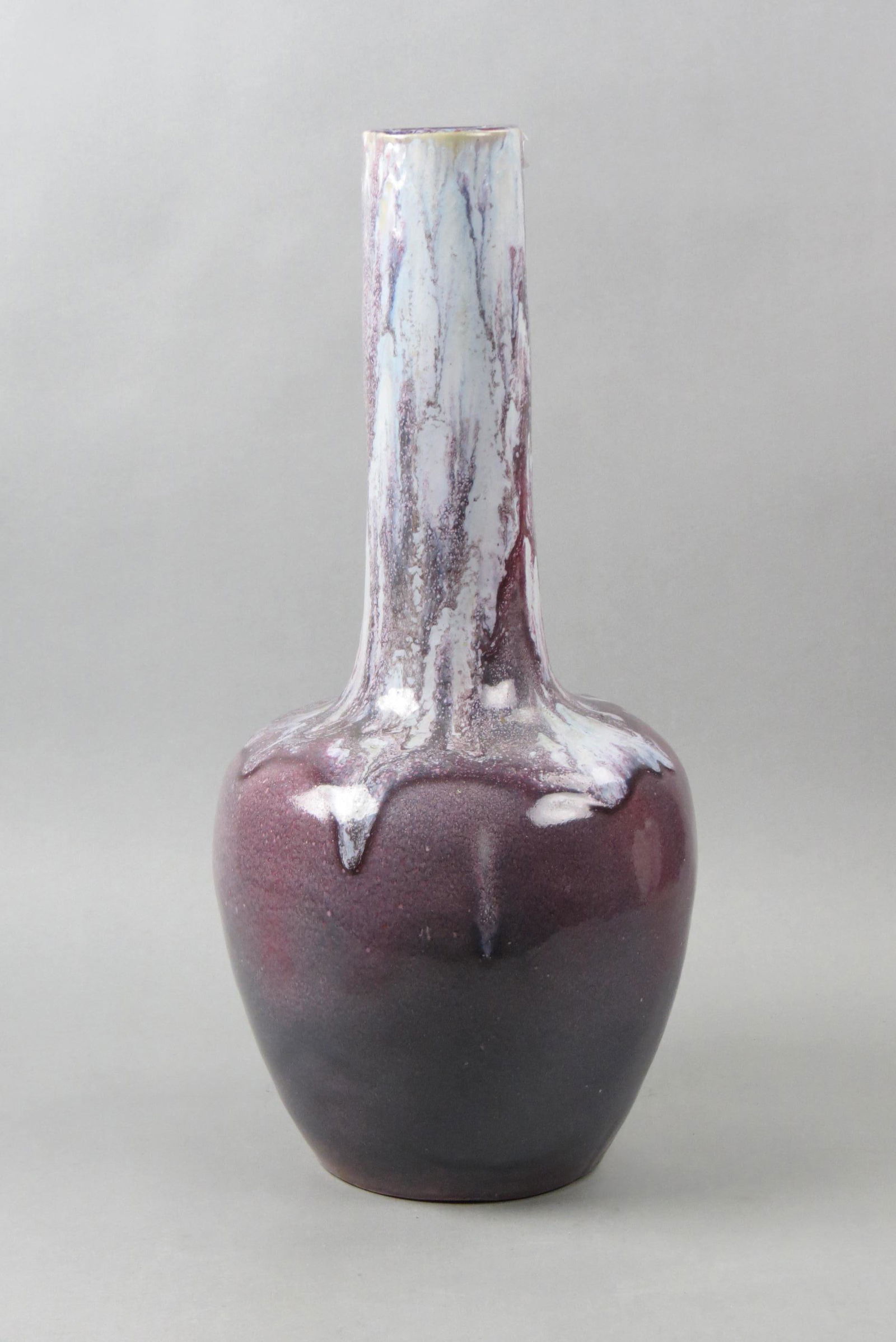 Large Art Pottery Floor Vase, 24" tall, (1 of 5)