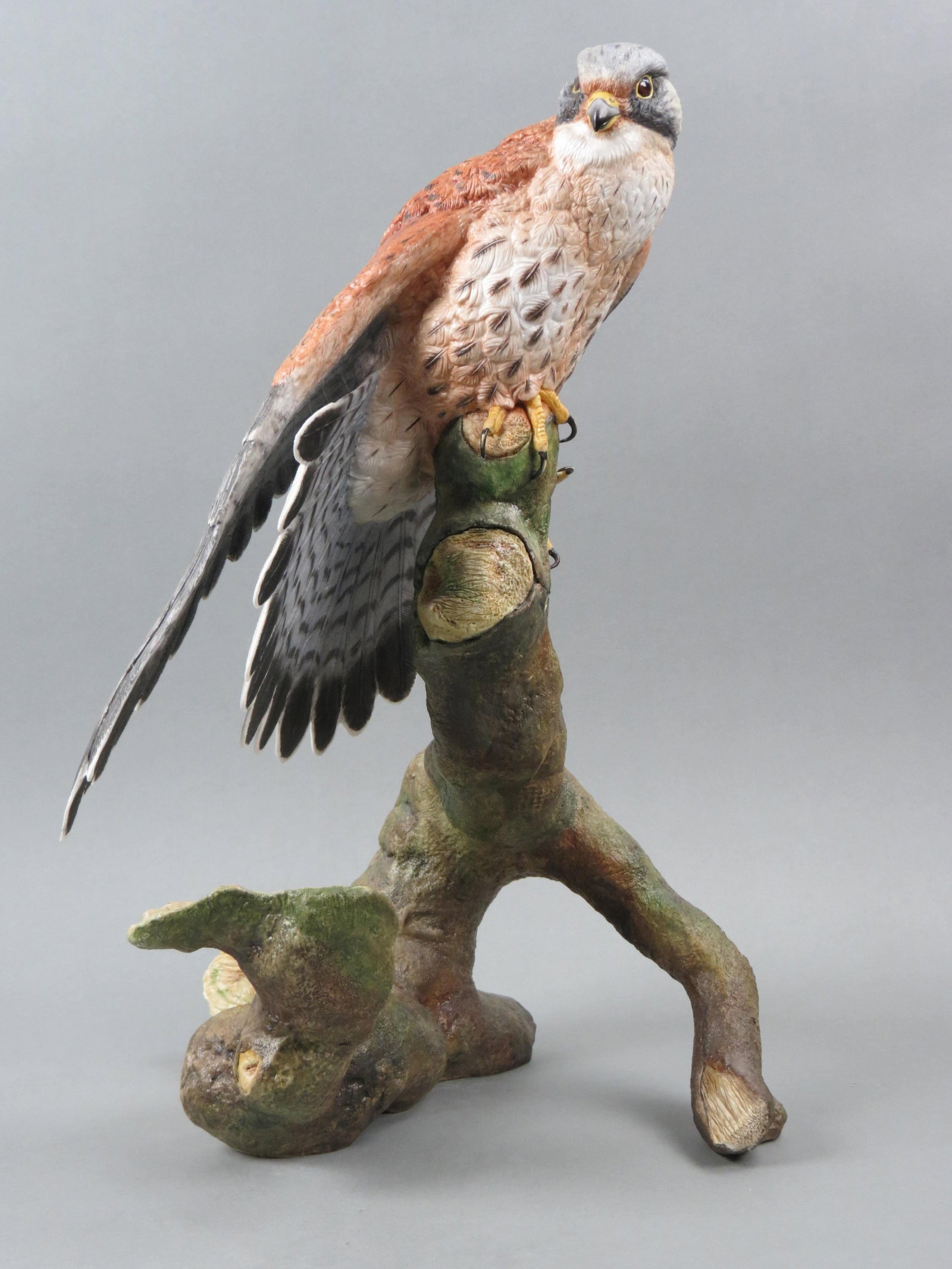 Connoisseur Porcelain Figurine "Kestral" #8, 19" tall, 13" wide, excellent.: Connoisseur Porcelain Figurine "Kestral" #8, 19" tall, 13" wide, excellent....The Connoisseur of Malvern Studio 1979-1994 Operated Under the Ownership and Direction of Diane & Terry Lewis, and the Out