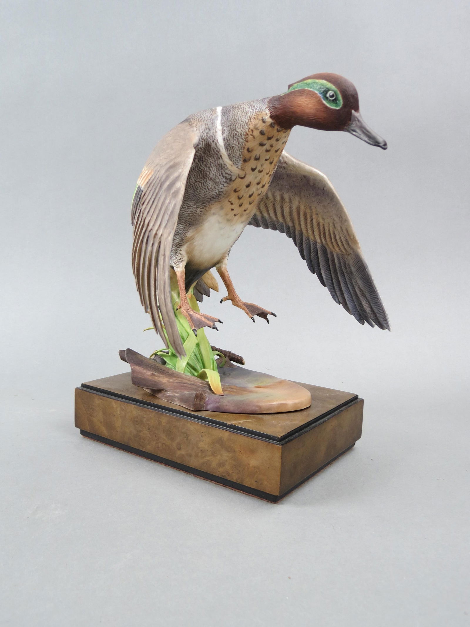 Royal Worcester Figurine "Green-Winged Teal", by Ronald Van Ruyckevelt, #112 of 500, issued in (1 of 6)