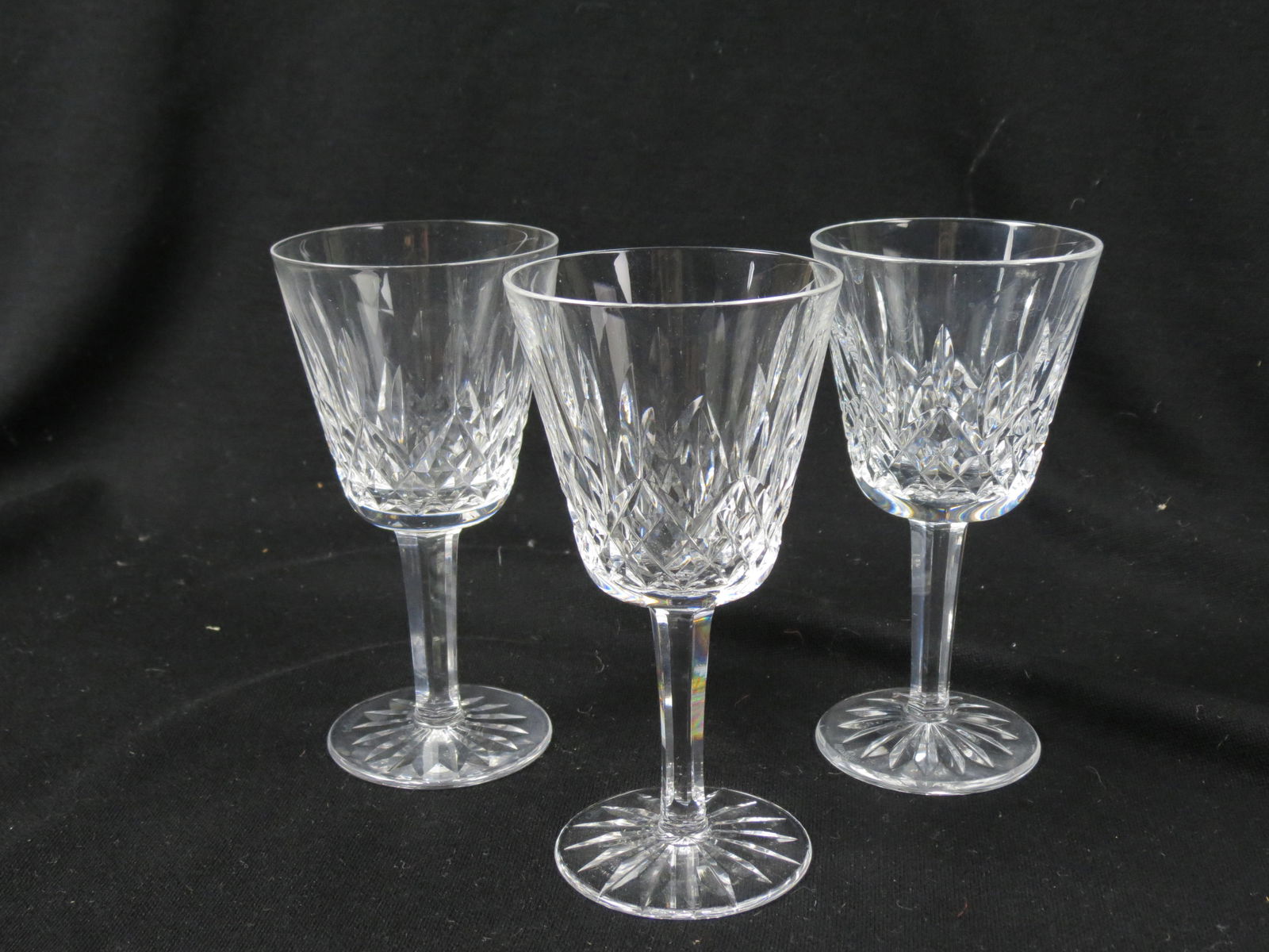 12 Waterford Cut Crystal "Lismore" Wines, 5 3/4", signed, excellent. (1 of 4)