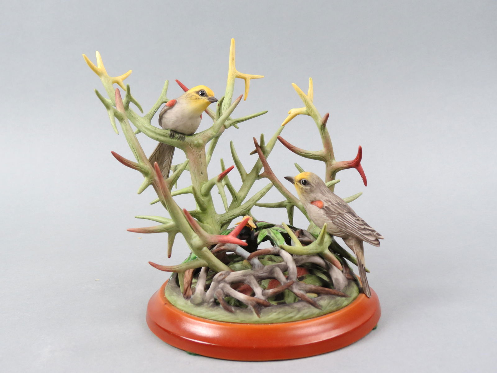 Boehm Porcelain Figurine "Vendins", #400-2, limited edition, 8 1/2" tall.: Boehm Porcelain Figurine "Vendins", #400-2, limited edition, 8 1/2" tall......Founded as E.M. Boehm Studios by Edward Marshall Boehm (1913â€“1969) in 1950, the company is best known for its porce