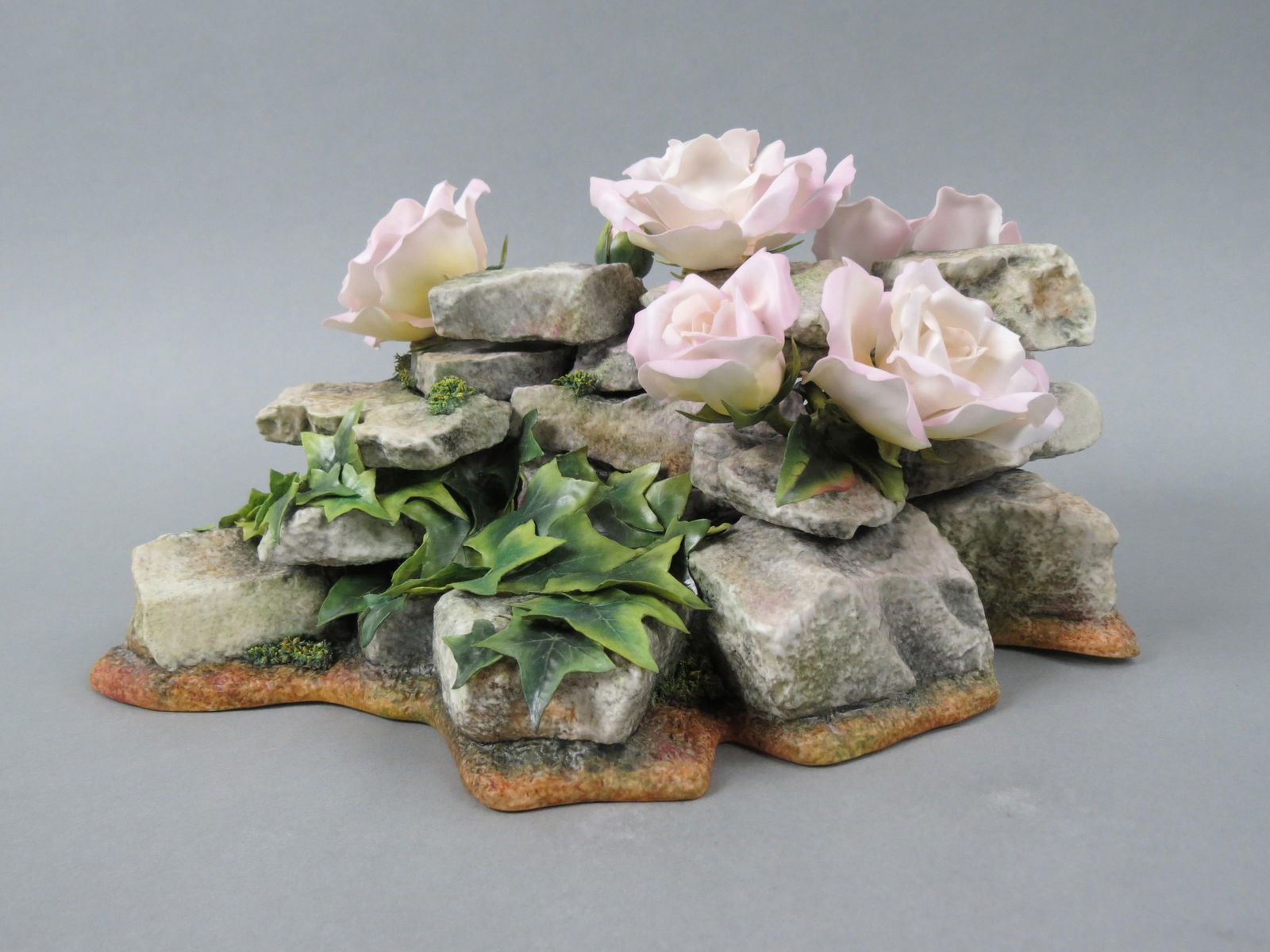 Connoisseur China Figurine "Staunton Classic" Rose #2 of only 15 made, 6 1/2" tall, 13" wide, (1 of 5)