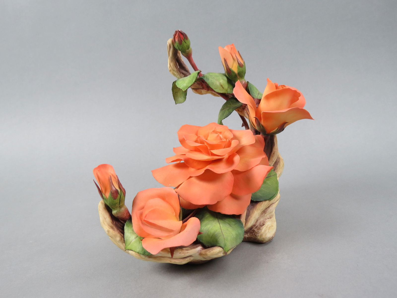 Boehm Porcelain Figurine, Elizabeth of Glamis Rose #300-46, #196 of a special limited edition in (1 of 6)