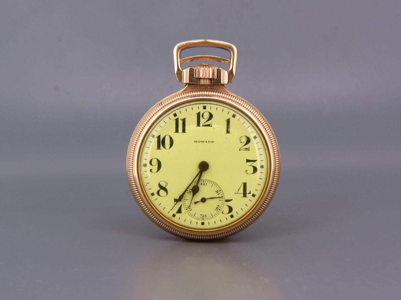 Howard Railroad Pocketwatch, 1912, Series 11, 21 jewels, 16 size, gold-filled case, serial (1 of 8)