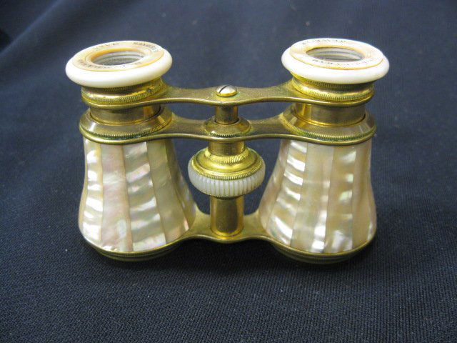 French Mother-of-Pearl Opera Glasses,: excellent
