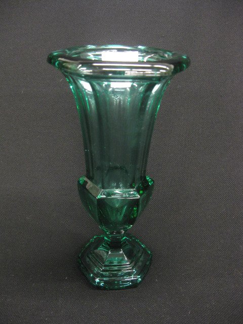 Alexandrite Art Glass Vase,: classical urn form, 8", excellent, attributed to Moser.