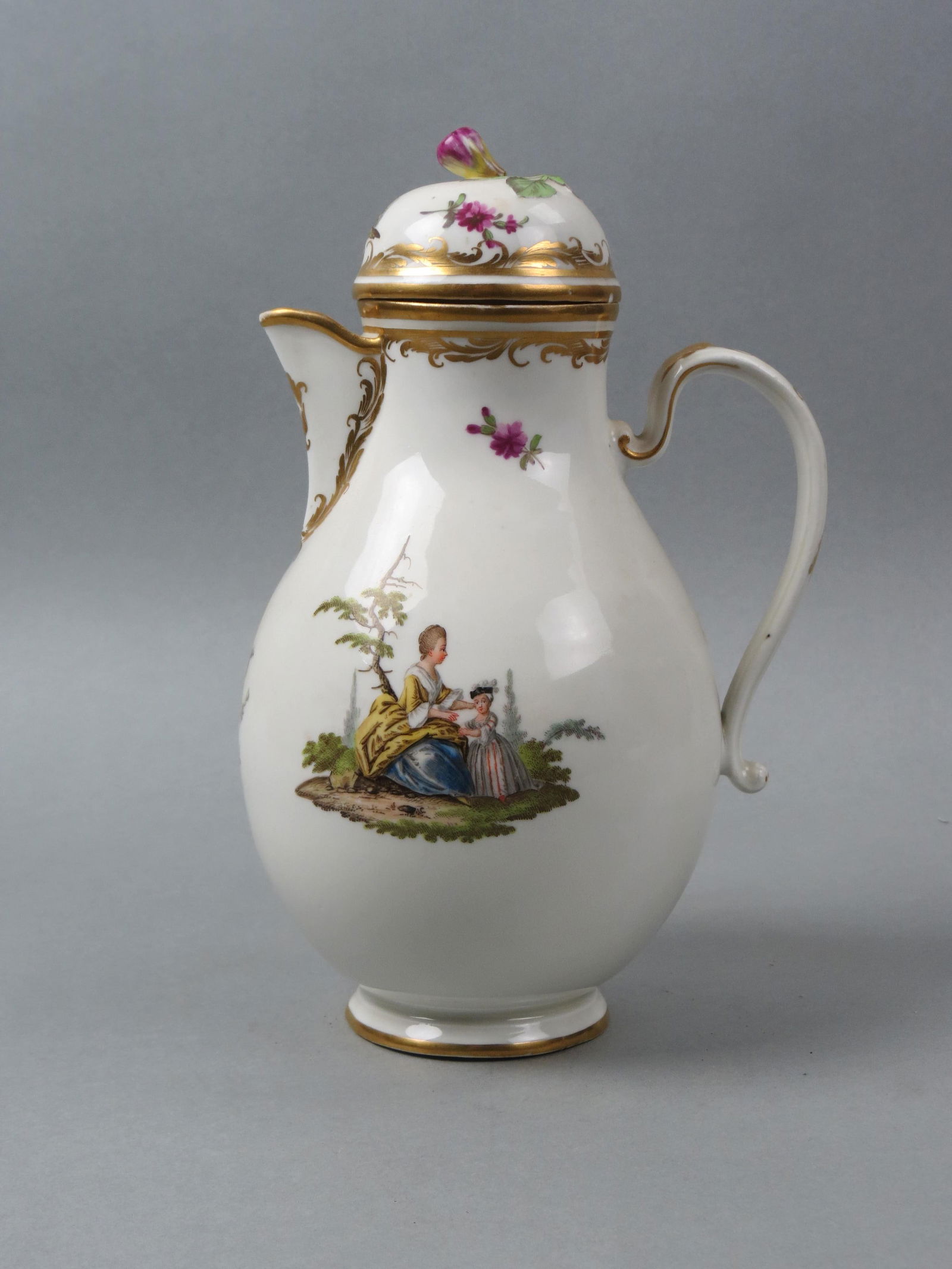 Royal Vienna Porcelain Coffee or Chocolate Pot, (1 of 7)