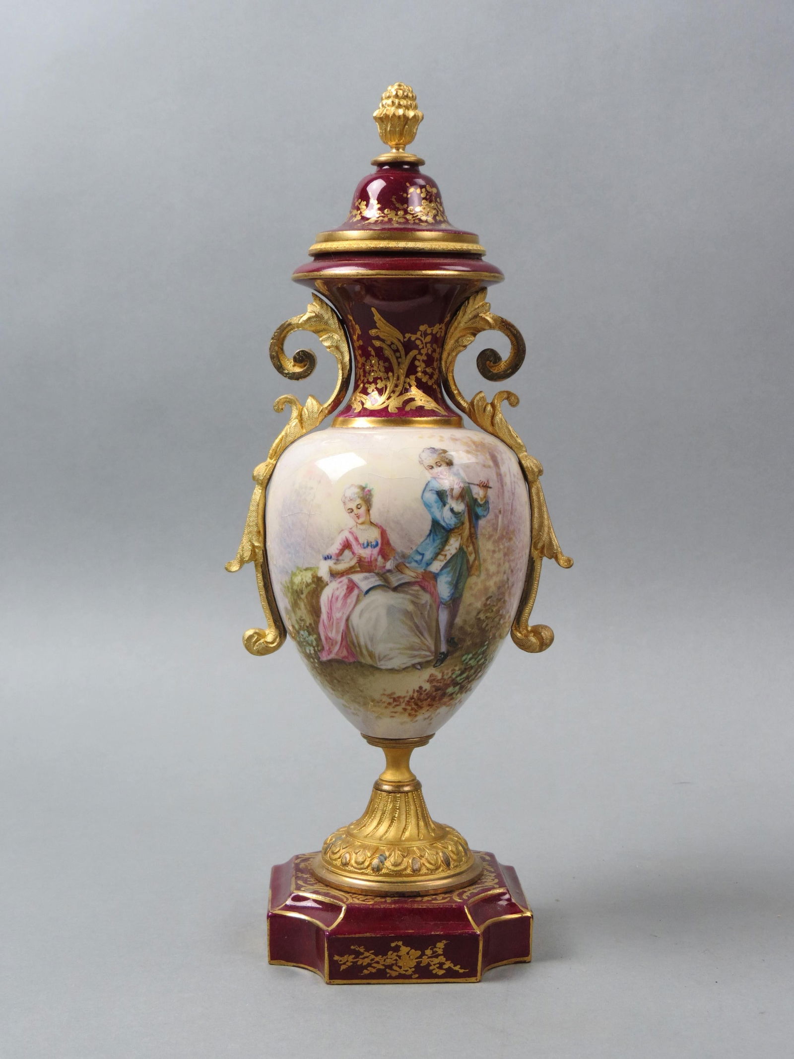 Sevres Porcelain Covered Urn, (1 of 8)