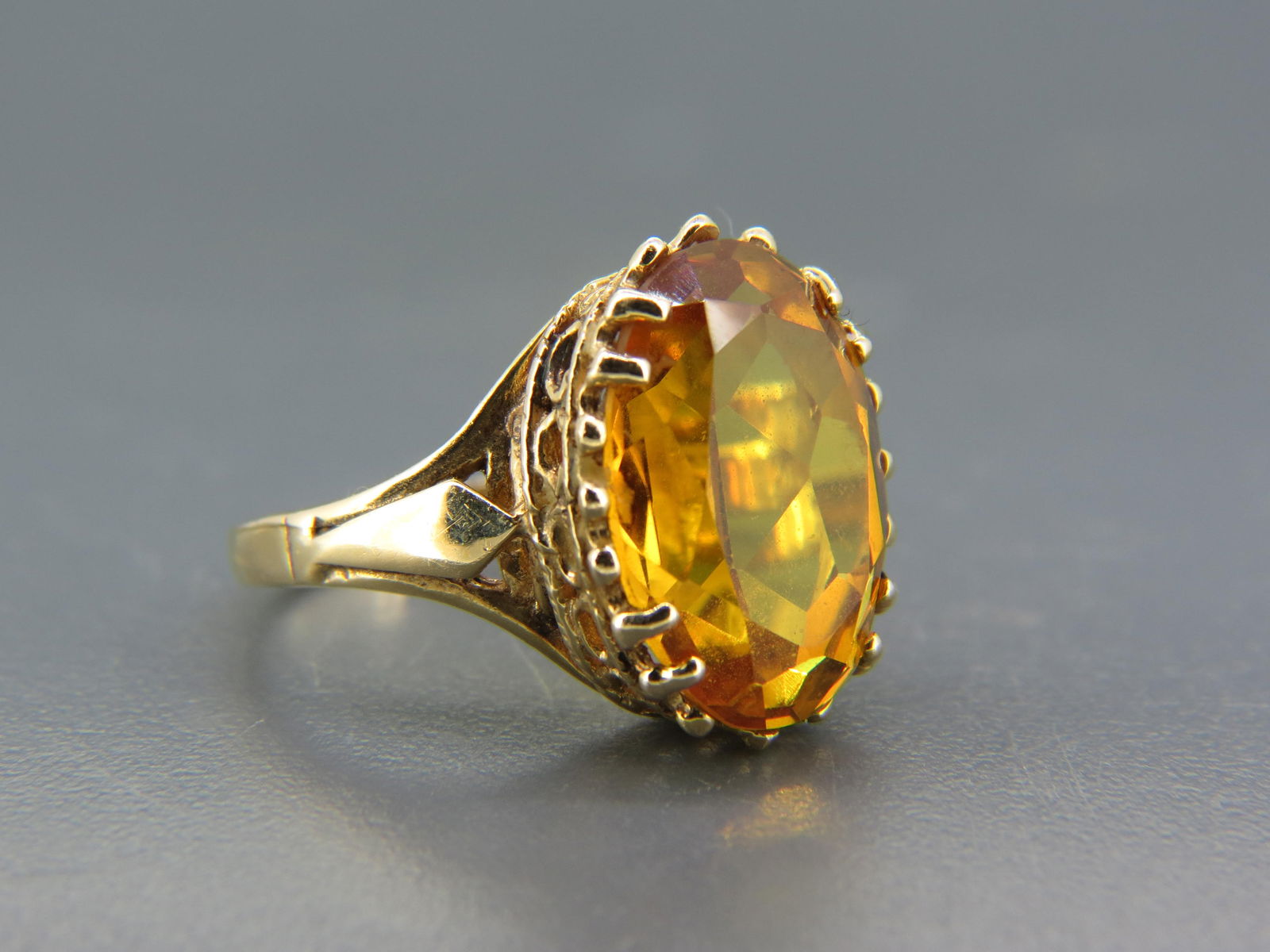 Citrine 14K Gold Ring, (1 of 8)