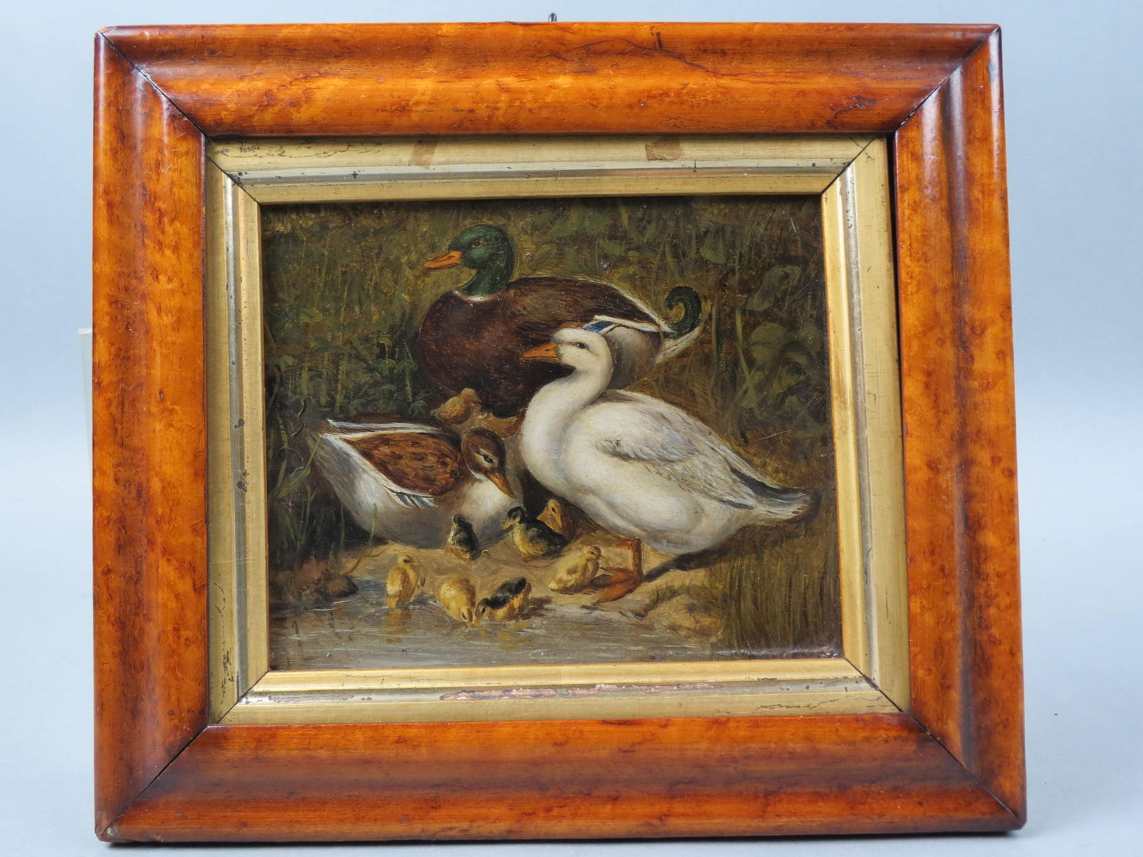 Fine Oil Painting of Ducks, (1 of 3)