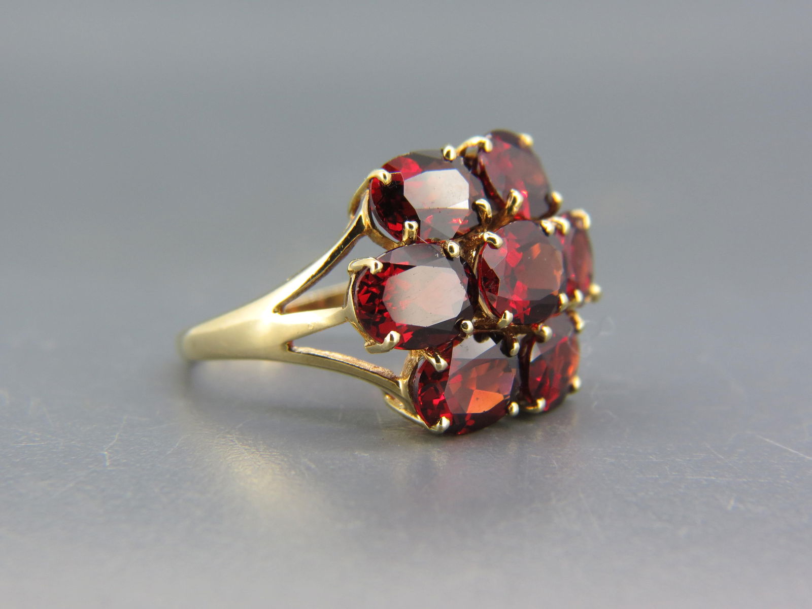 Garnet 10K Gold Ring, (1 of 6)