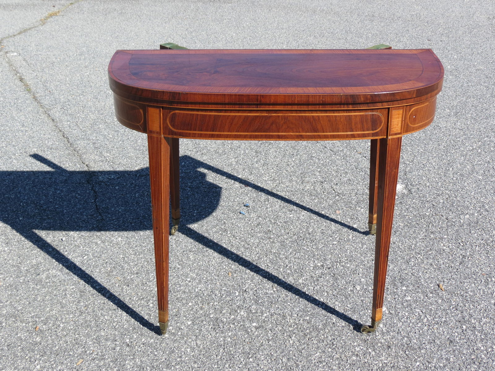 Period Hepplewhite Game Table, (1 of 5)