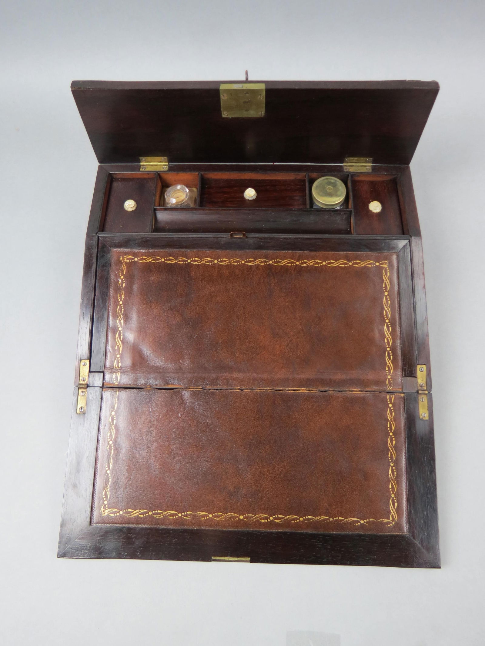 1849 Writing Box or Lap Desk, (1 of 5)