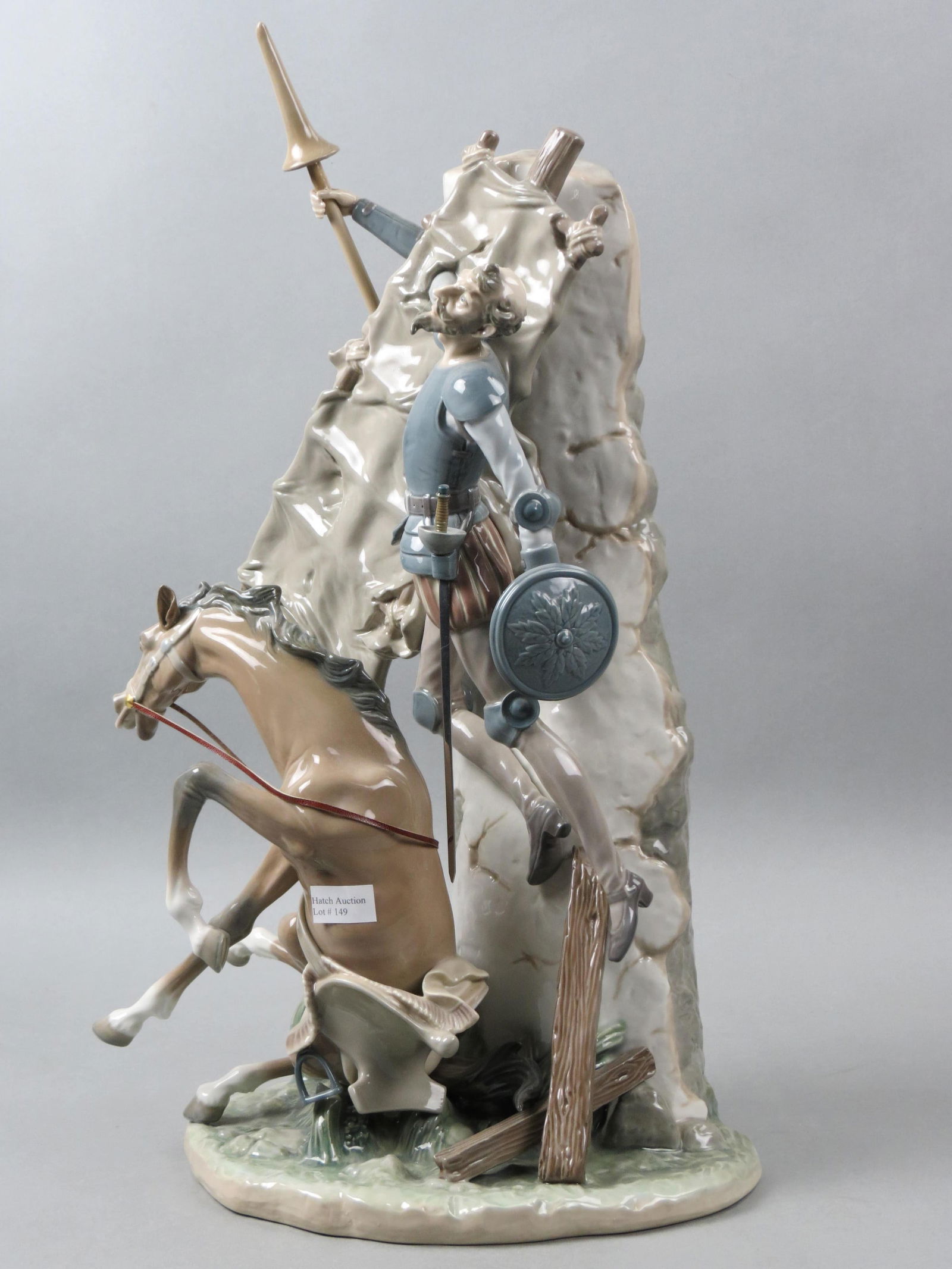 Lladro Figurine "Don Quixote & Windmill" #1497, (1 of 8)