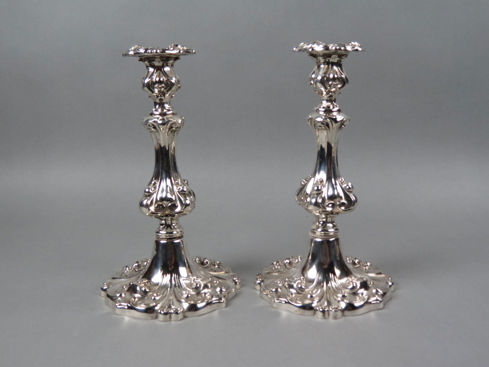 Wallace Silverplate Candlesticks, (1 of 6)