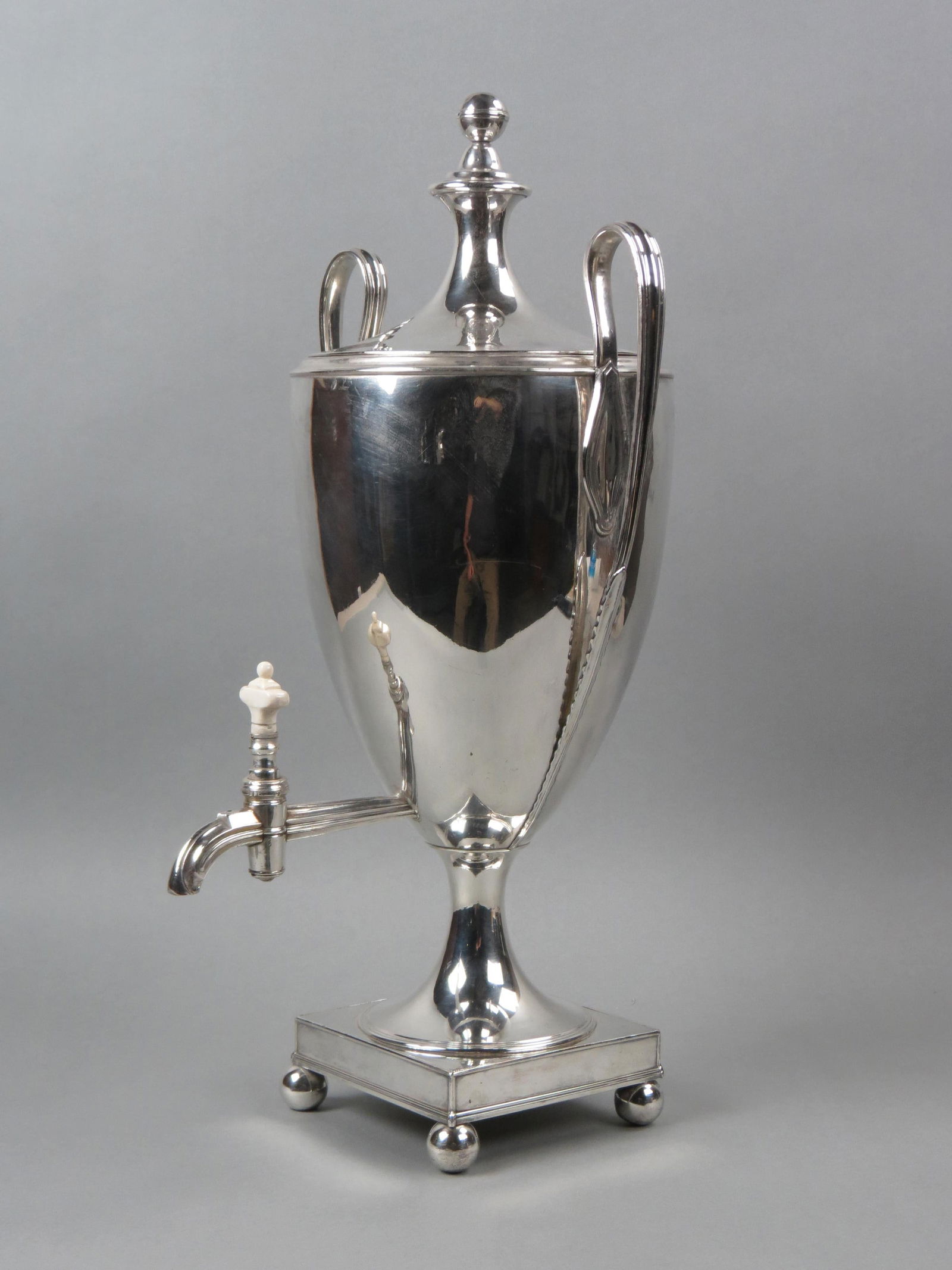 Sheffield Silverplate Tea or Hot Water Urn, (1 of 6)
