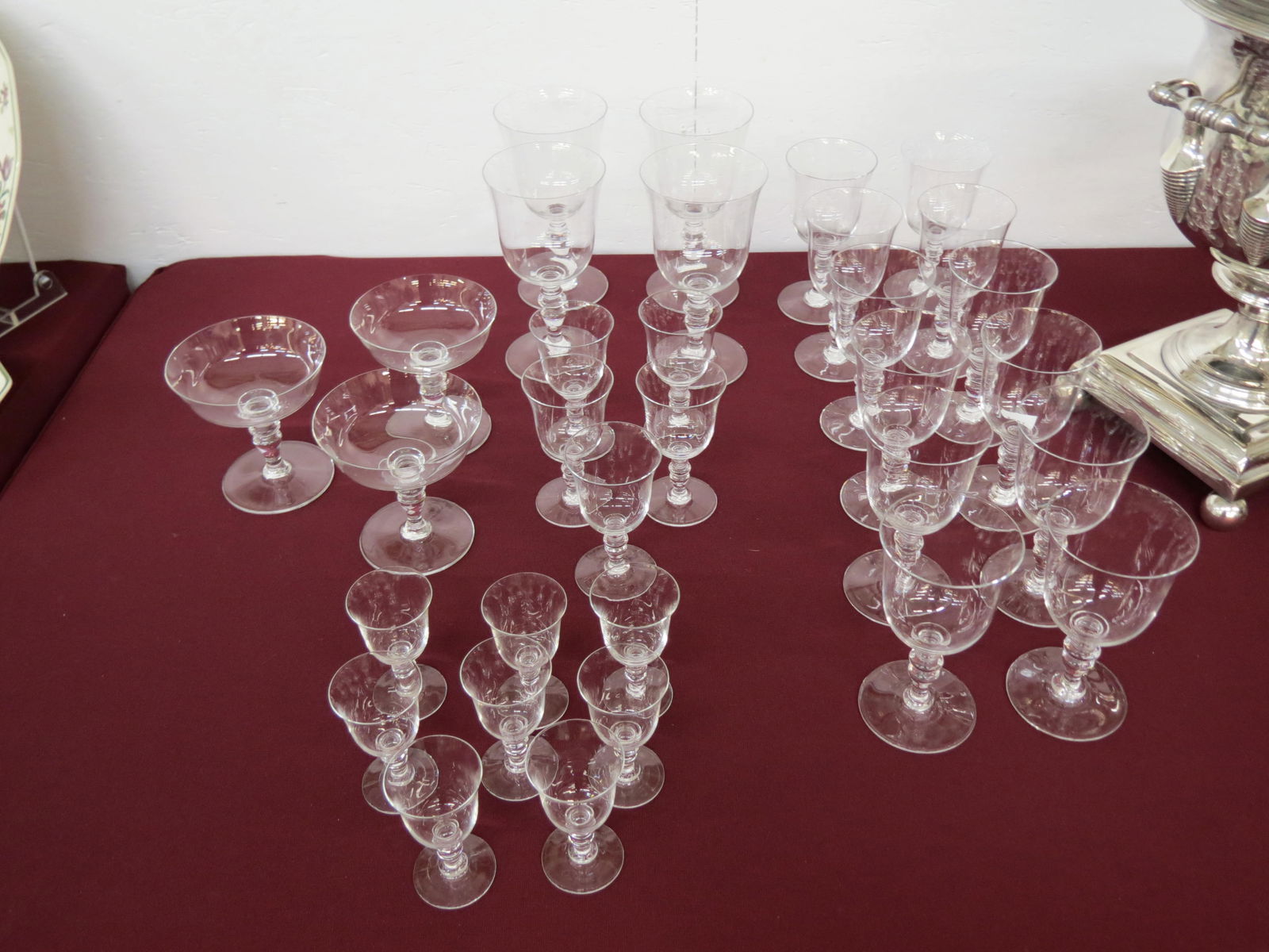 32 pcs. Baccarat Crystal "Provence" Stemware, (1 of 4)