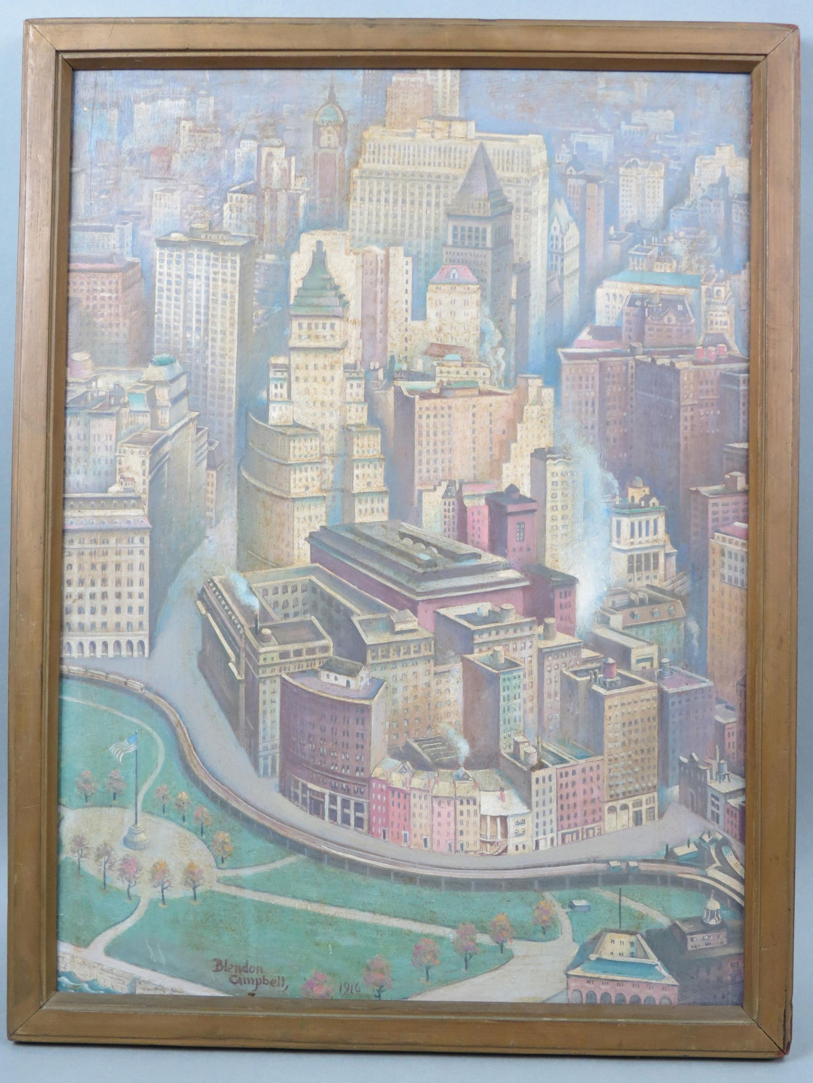 Blendon Campbell, oil, New York City, (1 of 7)