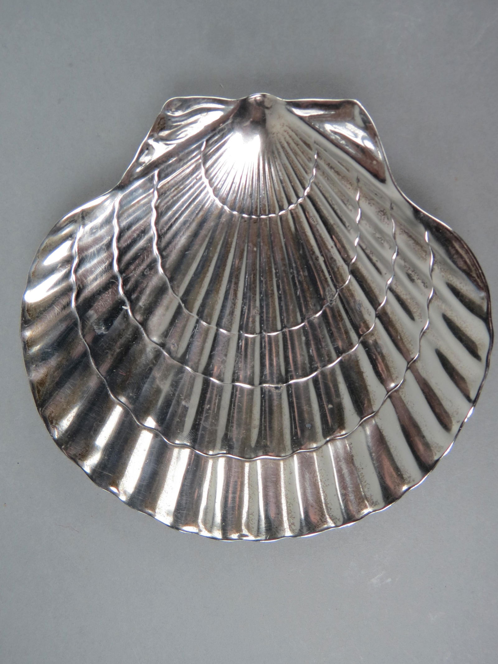 Tiffany Sterling Silver Shell Shape Dish, (1 of 4)
