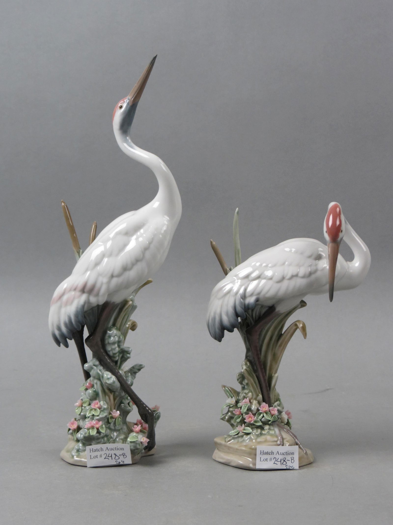 2 Lladro Figurines of Cranes, (1 of 8)