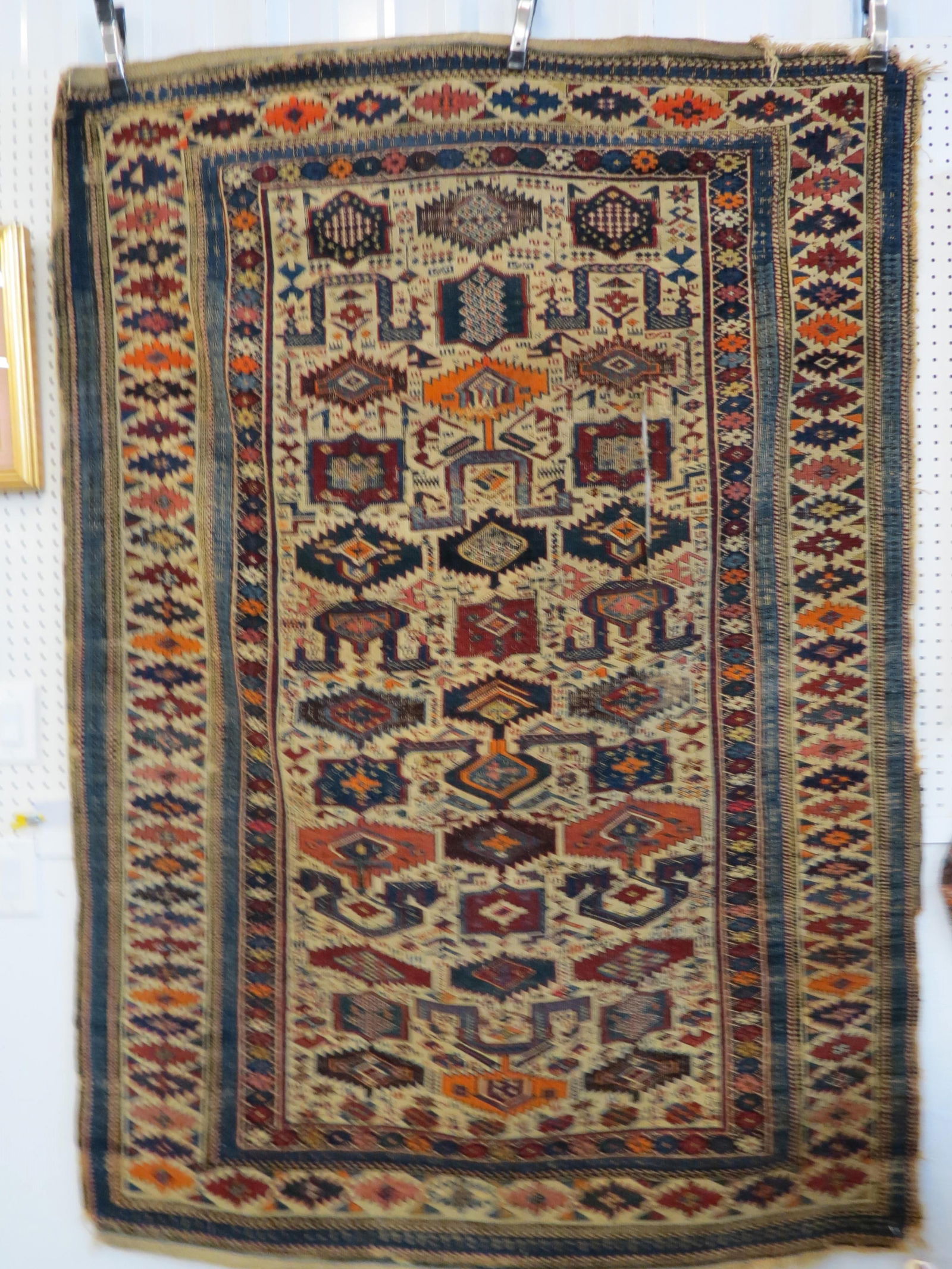 Early Caucasan Persian Handmade Rug, (1 of 20)