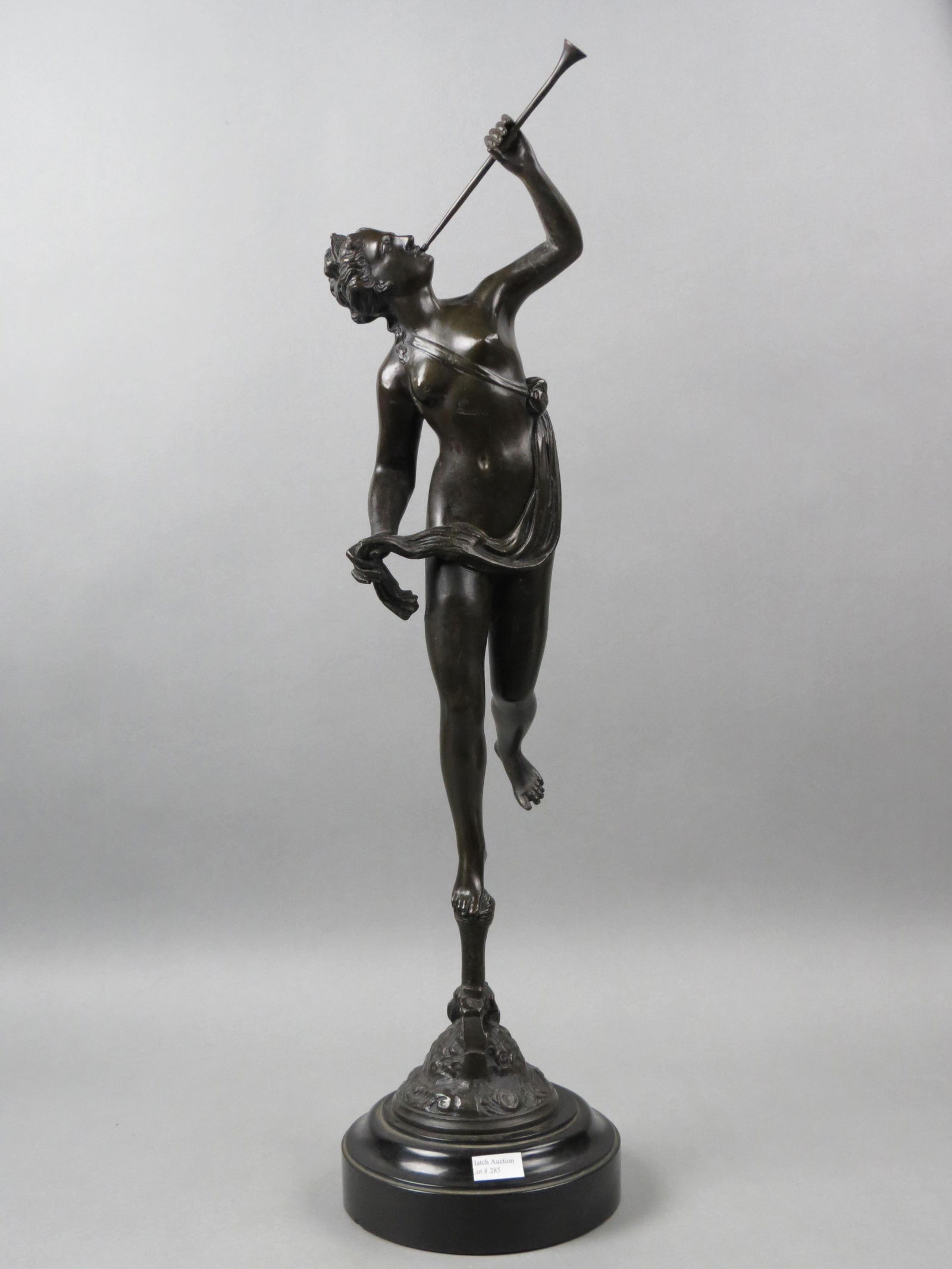 Fine Period Bronze of Diana the Huntress, 27" tall (1 of 8)