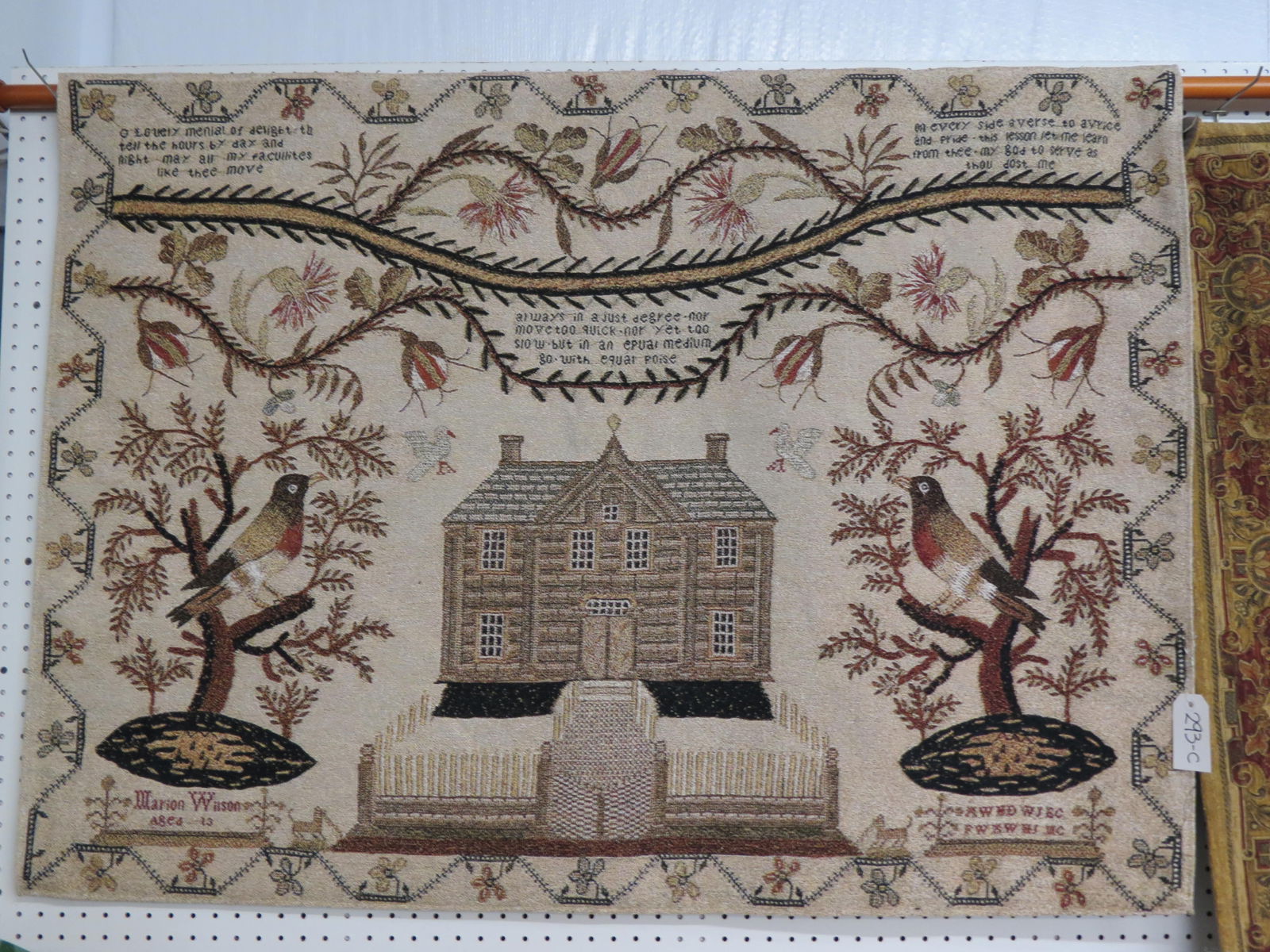 Sampler Style Wall Tapestry, (1 of 4)