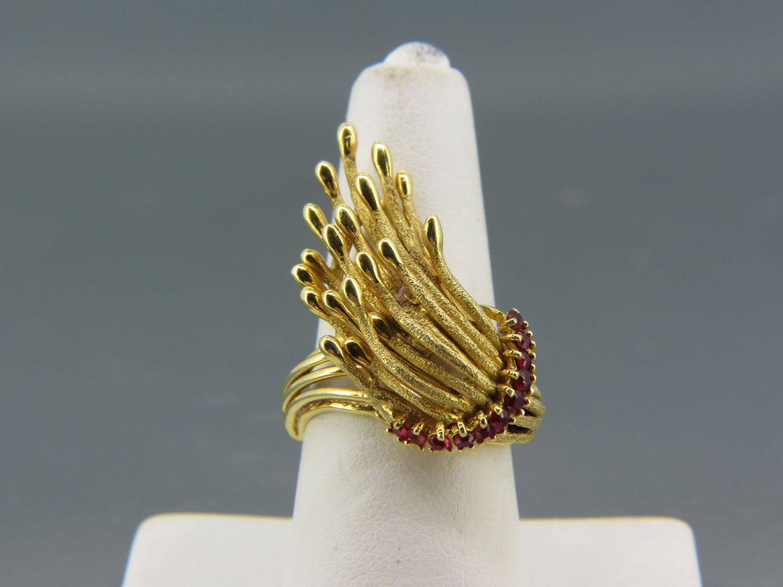 Ruby 18K Gold Ring, (1 of 6)