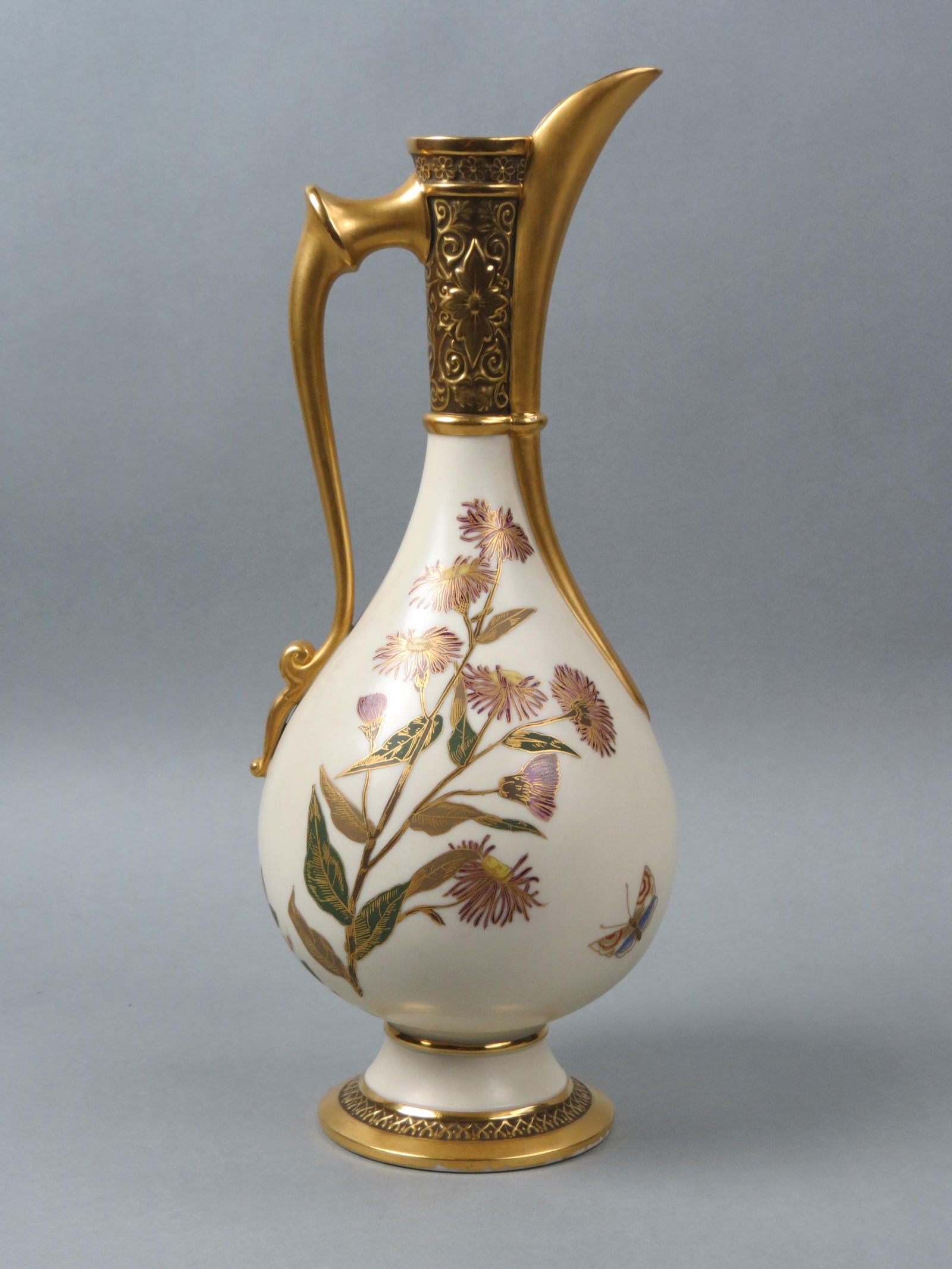 Royal Worcester Porcelain Tall Pitcher or Ewer, (1 of 4)