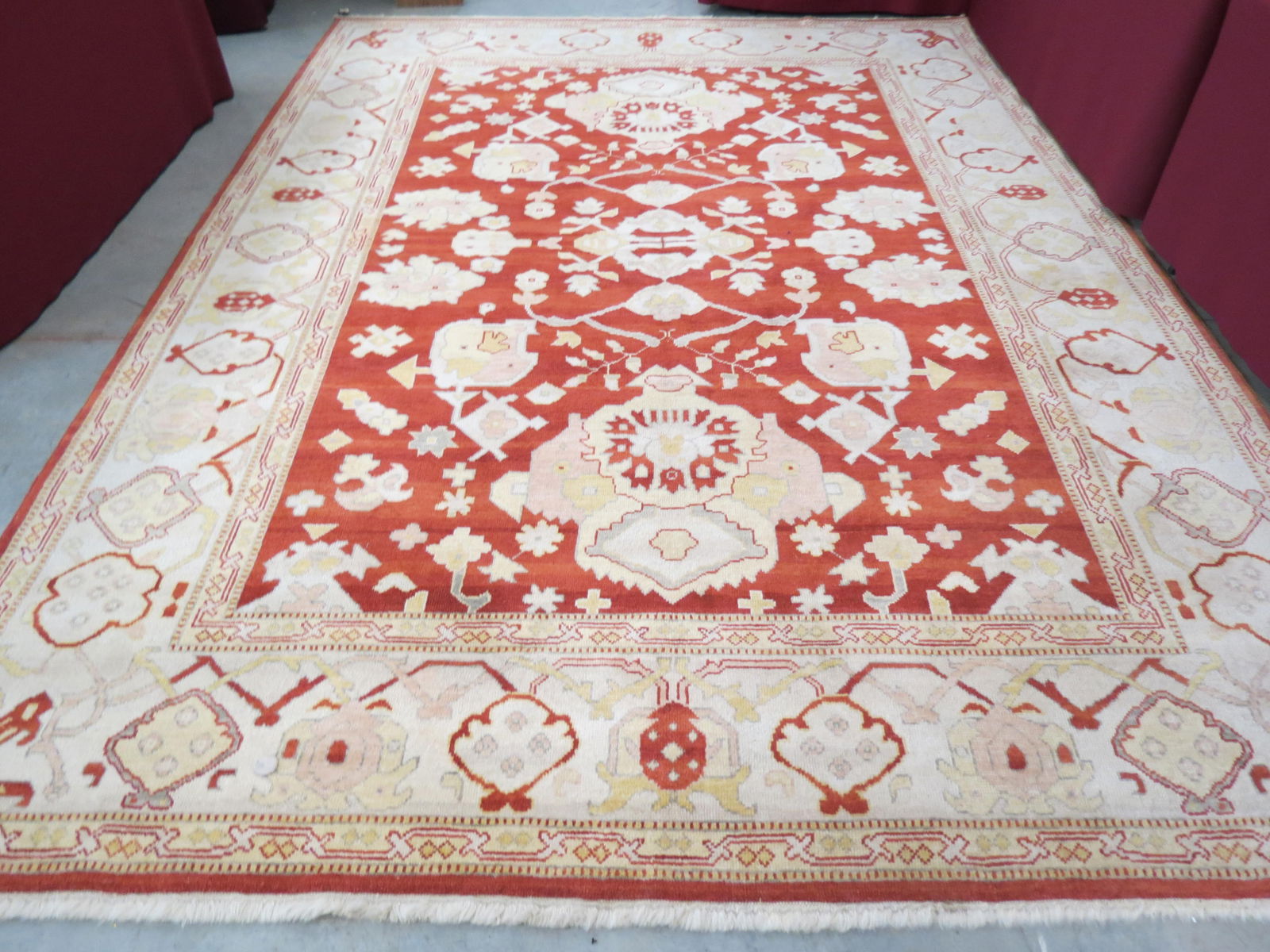 Oushak Turkish Handmade Room Size Rug, (1 of 5)